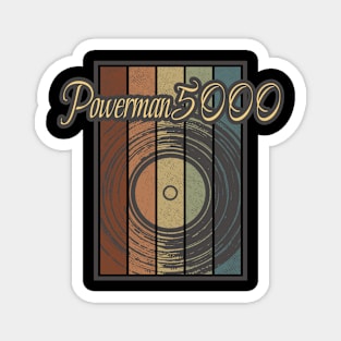 Powerman 5000 Vynil Silhouette Magnet