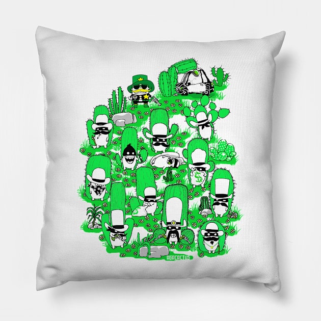 "Wild West" Pillow by AgaCactus