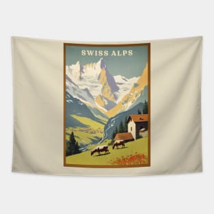 Swiss Alps Tapestry