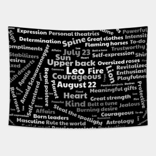 Leo - the lion zodiac Tapestry