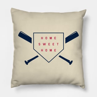 Home Sweet Home baseball design Pillow