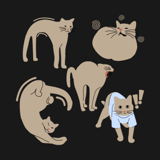 Funny Lazy Cat T-Shirt