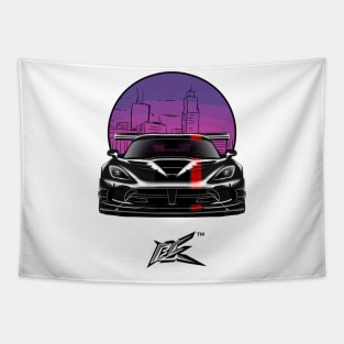 srt viper acr black Tapestry