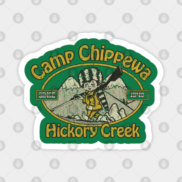 Camp Chippewa Hickory Creek 1949 Magnet by JCD666