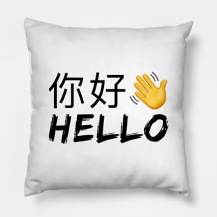 Hello Ni Hao Pillow