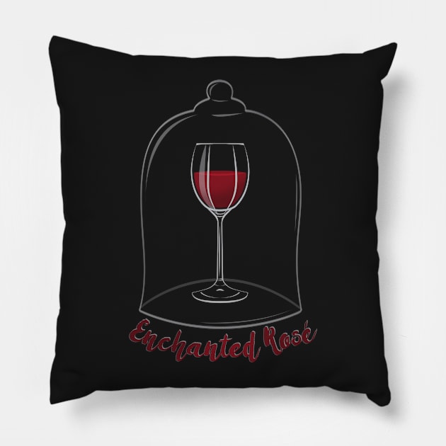 Enchanted Rosé Pillow by VirGigiBurns