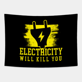 Electricity Will Kill You New Era Tapestry