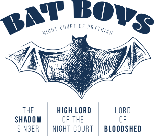 Acotar - Bat Boys - Rhysand, Azriel, Cassian Kids T-Shirt by OutfittersAve