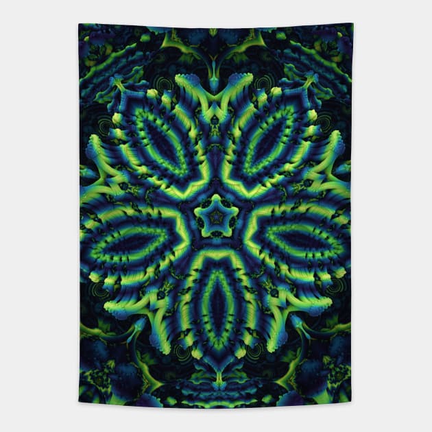 Tye Dye Star Tapestry by Manafold