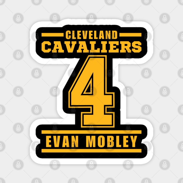 Cleveland Cavaliers Mobley 4 Basketball Player Magnet by ArsenBills