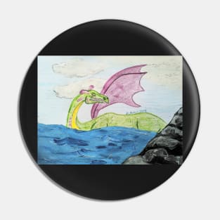 Sky-Inspired Dragon Pin