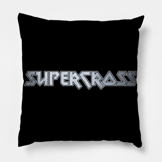 Supercross Pillow by Erena Samohai