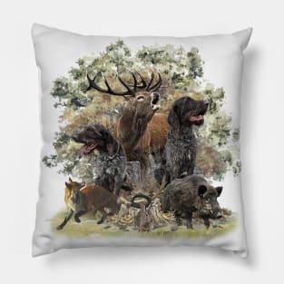 German Wirehaired Pointer Pillow