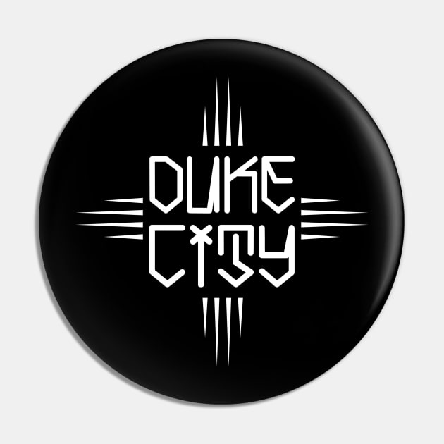 Duke City Badge Tee Pin by Bryan Gee Designs LLC