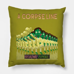 Broadway Zombie A Corpse Line Pillow