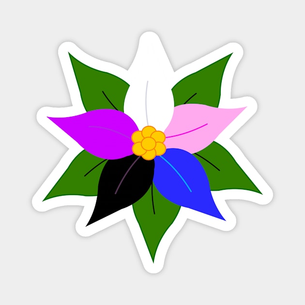 Pride Poinsettia Magnet by traditionation