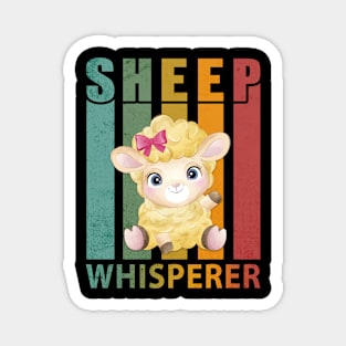 Sheep Whisperer Farmer Magnet