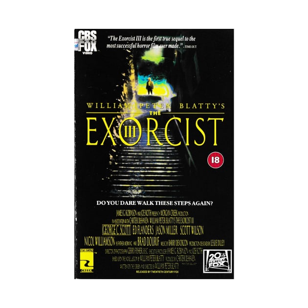 Exorcist 3 by VHS Retro T-Shirts