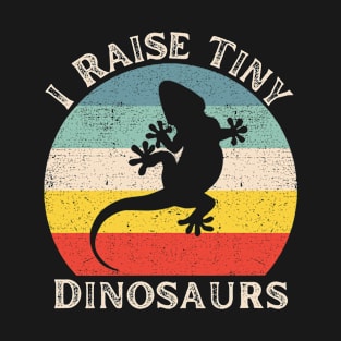 I Raise Tiny Dinosaurs Funny Leopard Gecko T-Shirt