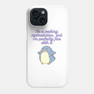 Walking Contradiction Infj Personality Phone Case