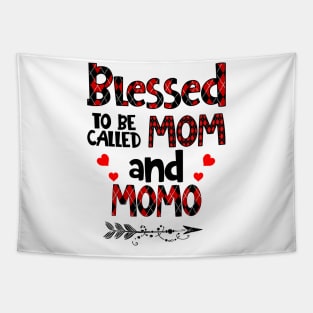 Blessed To be called Mom and momo Tapestry