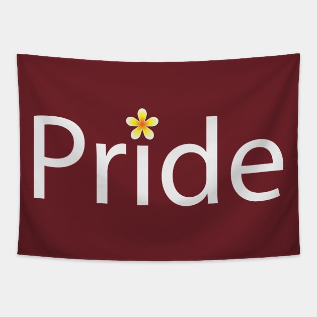 Pride artistic typography design Tapestry by DinaShalash