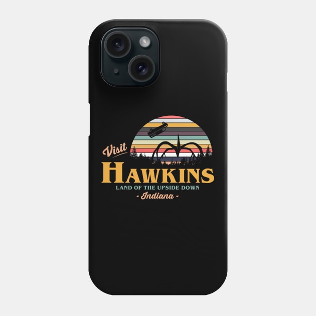 Visit Hawkins Phone Case by NotoriousMedia