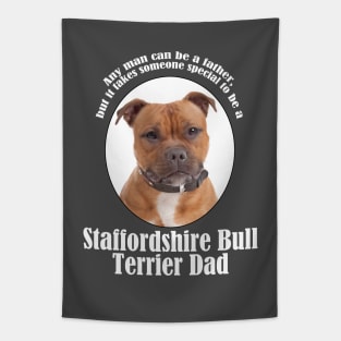 Staffordshire Bull Terrier Dad Tapestry