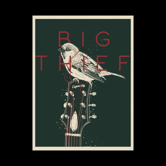 Guitar Big Thief by sapstudio design