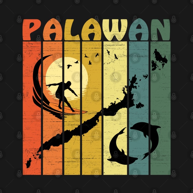 Palawan Surfing by NicGrayTees