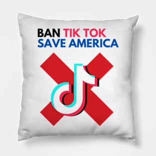 ban tiktok Pillow