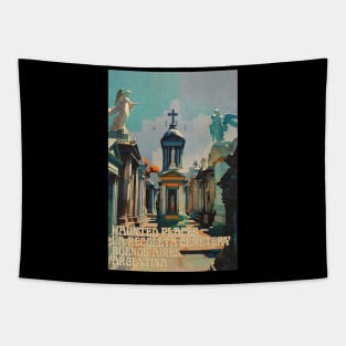 Haunted Places La Recoleta Cemetery Buenos Aires Tapestry