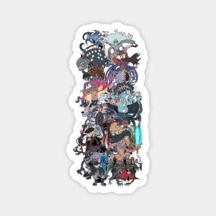 BLOODBORNE ALL BOSSES RUBBERHOSE Magnet