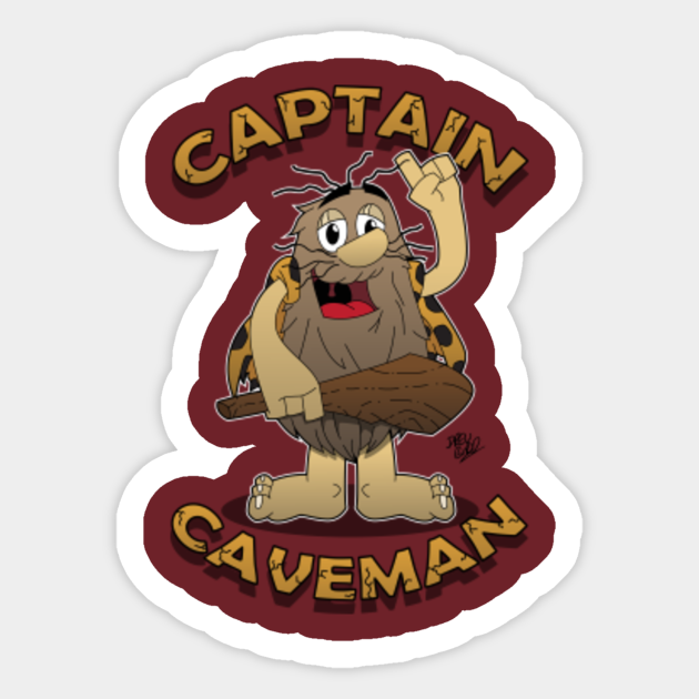 Unga Bunga Captain Caveman Sticker Teepublic Captain caveman & the teen angels: unga bunga