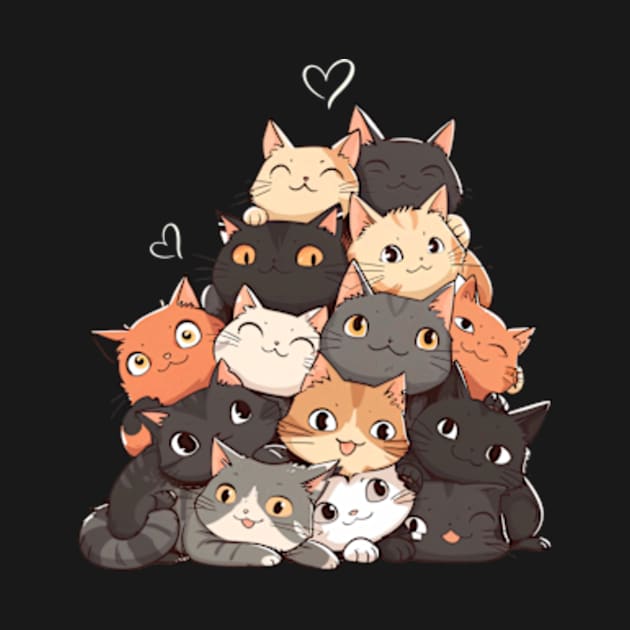 Meow-tastic Anime Shirt Utterly Adorable by BoazBerendse insect