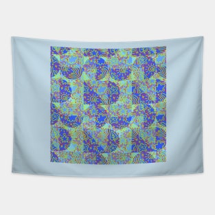 geometric colors Tapestry