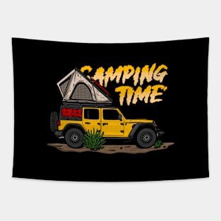 Jeep Design - Yellow Tapestry