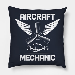 Airplane Aircraft Mechanic Aviation Pillow