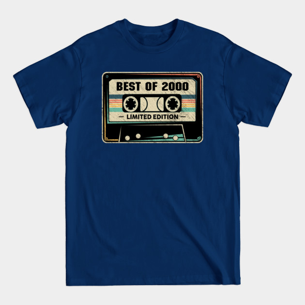 Disover 2000 Old Cassette Tape Birthday - 2000 Birthday - T-Shirt