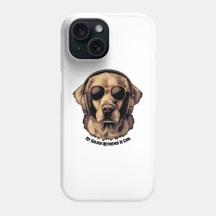 Cool Dogs - Sounds and Shade - Golden Retriever Phone Case
