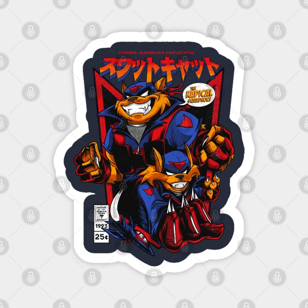 Swat-Kats Magnet by jhony-caballero-store