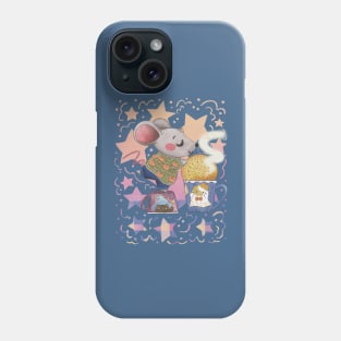 Teatime Mouse with Fall Mugs Phone Case