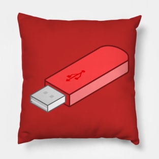 Red Usb Pillow