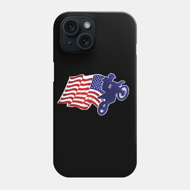 Motocross Flag Phone Case by GuiltlessGoods