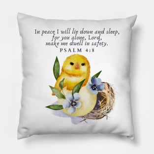 Psalm 4 8 Pillow