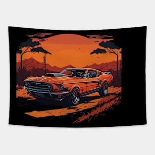 classic Ford Mustang  car Tapestry