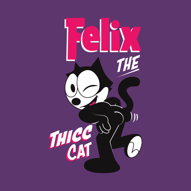 Felix the Thicc Cat by matts.graphics