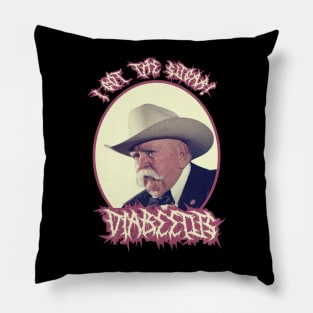 Vintage Diabeetus - I get The Sugars Pillow