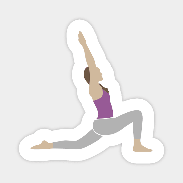 Low Lunge Pose Magnet by Radradrad