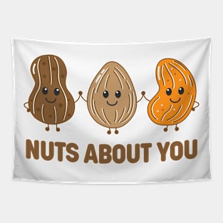 Nuts About You Valentine Tapestry